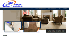 Desktop Screenshot of elitecarpetcarecleaning.com